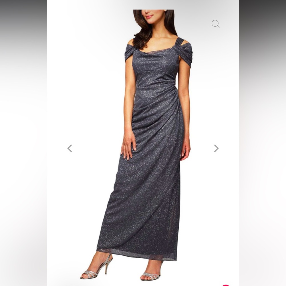 Alex Evenings Blueish grey dress